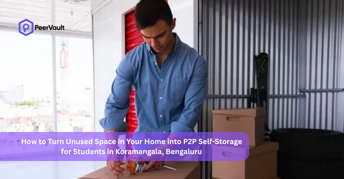 How to Turn Unused Space in Your Home into P2P Self-Storage for Students in Koramangala, Bengaluru