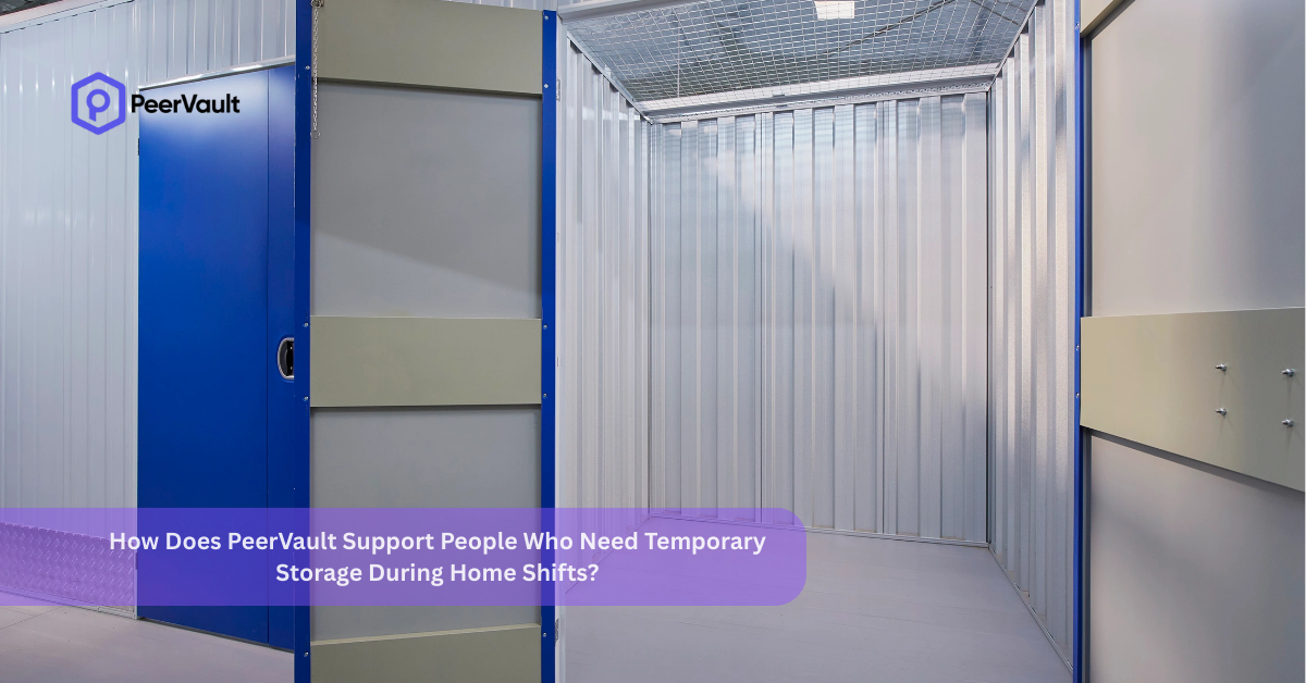 How Does PeerVault Support People Who Need Temporary Storage During Home Shifts?