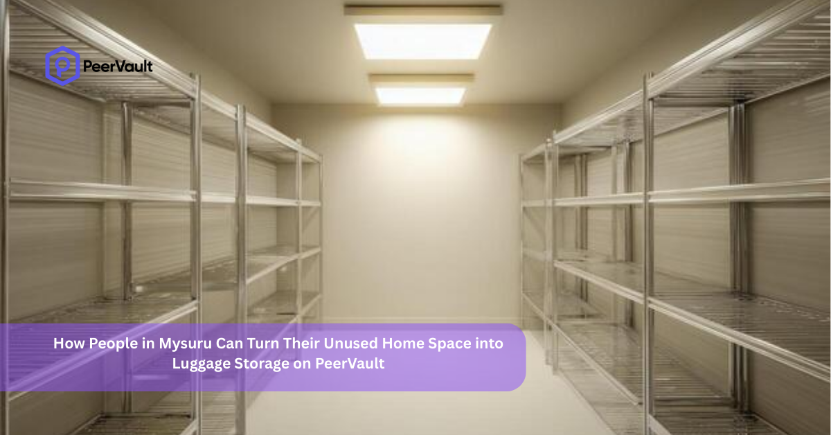 How People in Mysuru Can Turn Their Unused Home Space into Luggage Storage on PeerVault