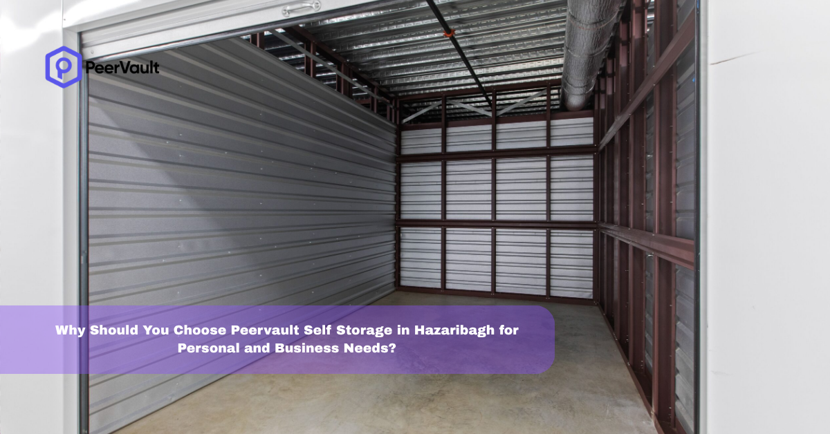 Why Should You Choose Peervault Self Storage in Hazaribagh for Personal and Business Needs?