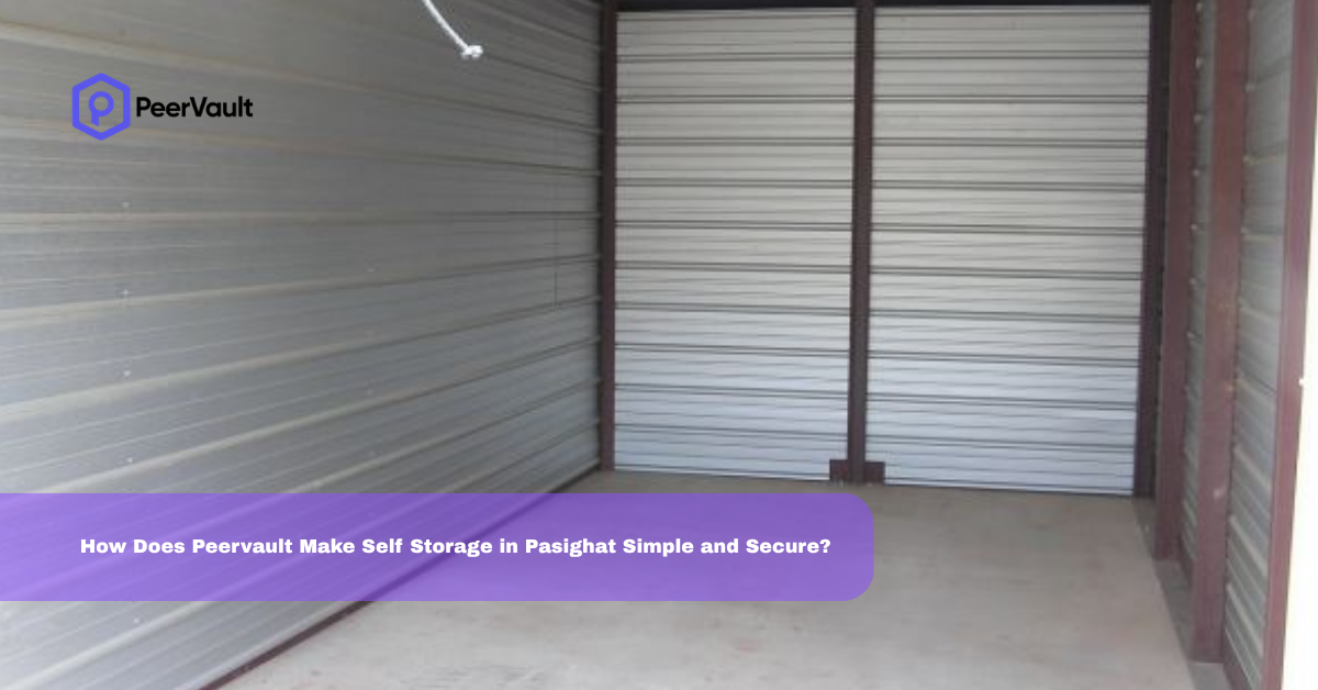 How Does Peervault Make Self Storage in Pasighat Simple and Secure?