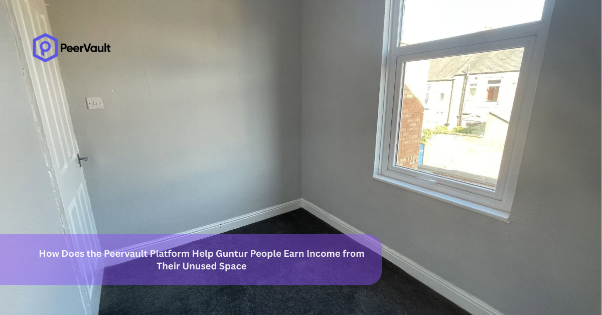 How Does the Peervault Platform Help Guntur People Earn Income from Their Unused Space?