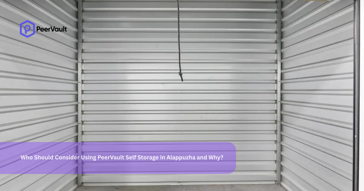 Who Should Consider Using PeerVault Self Storage in Alappuzha and Why?