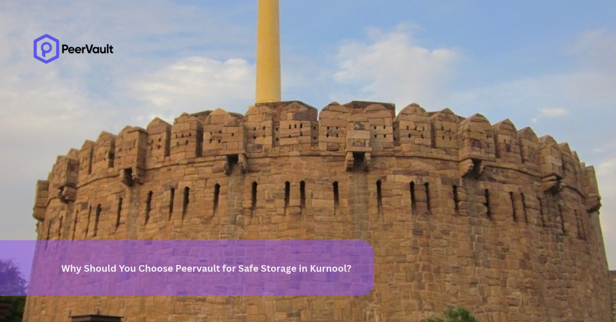 Why Should You Choose Peervault for Safe Storage in Kurnool?