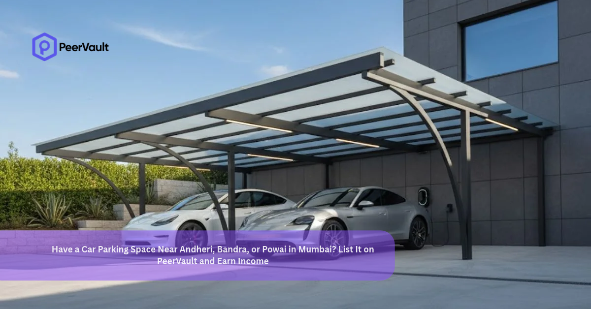 Have a Car Parking Space Near Andheri, Bandra, or Powai in Mumbai? List It on PeerVault and Earn Income