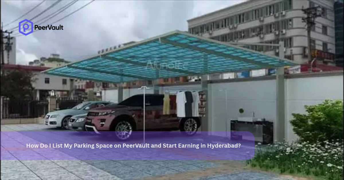 How Do I List My Parking Space on PeerVault and Start Earning in Hyderabad?