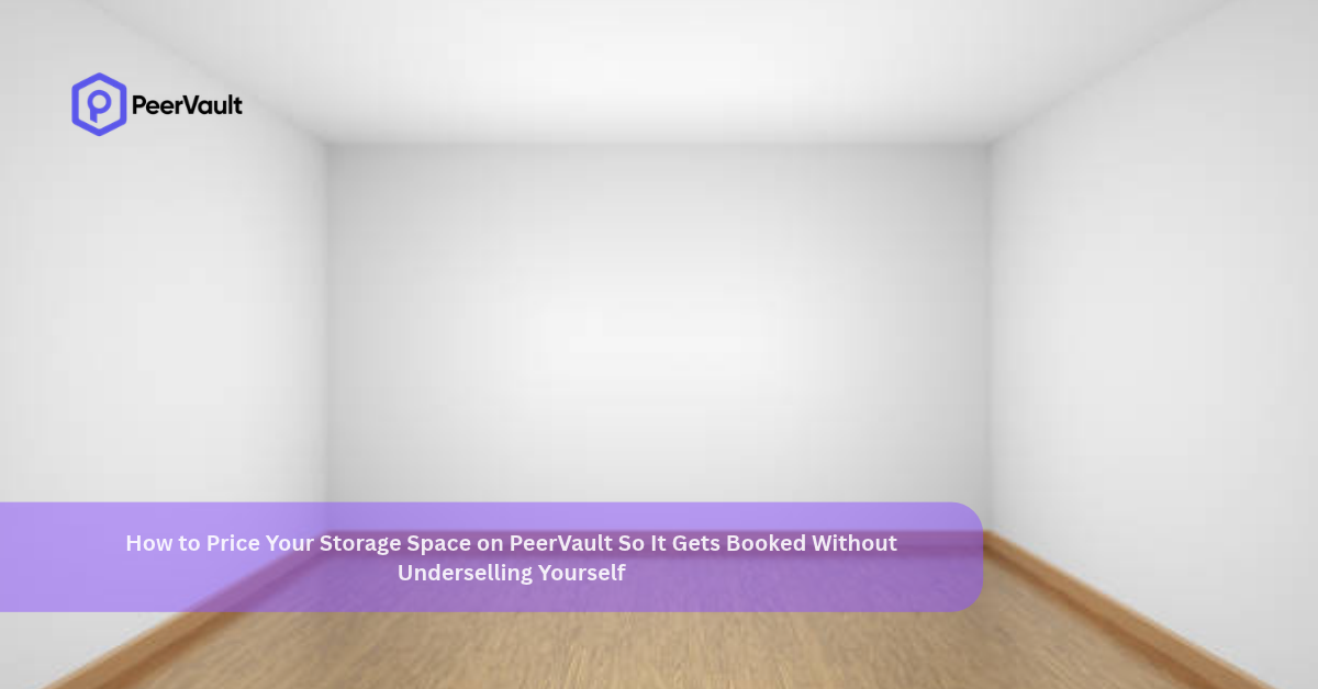 How to Price Your Storage Space on PeerVault So It Gets Booked Without Underselling Yourself